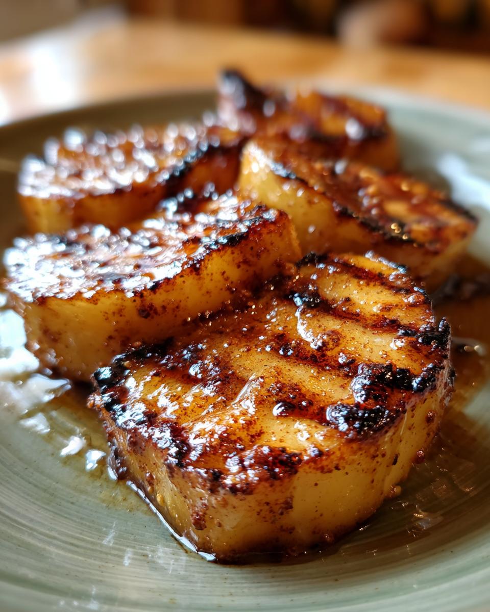 Blooming Grilled Cinnamon Apples - detail 1