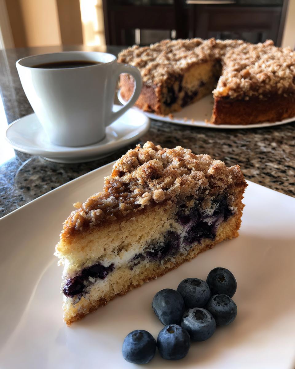 Blueberry Crumb Coffee Cake - detail 1