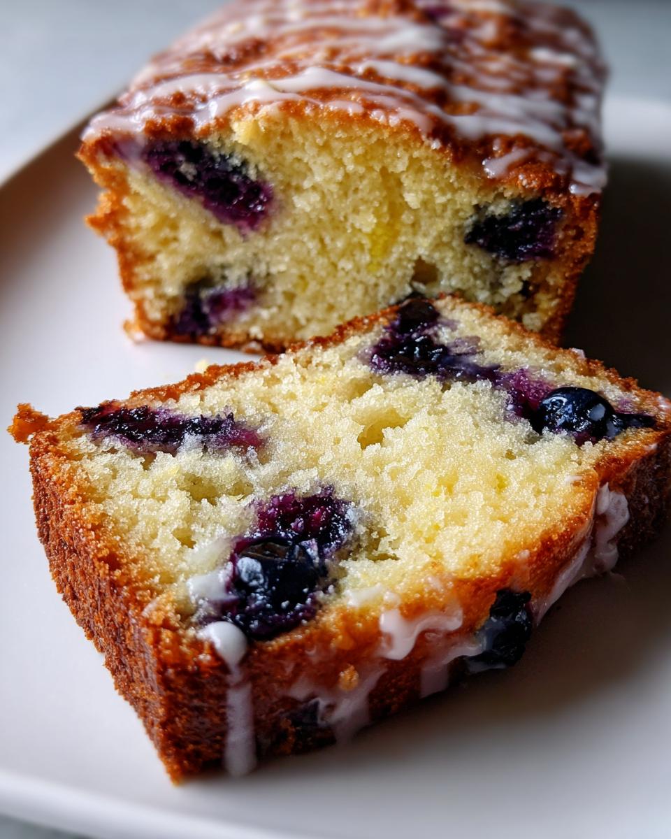 Blueberry Lemon Loaf Cake - detail 1
