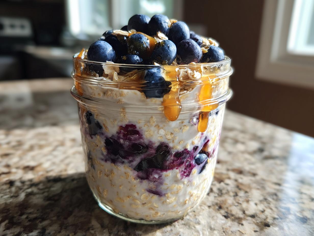 Blueberry Muffin Overnight Oats - detail 2