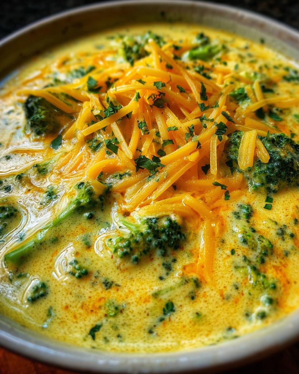 Broccoli Cheddar Soup - detail 1