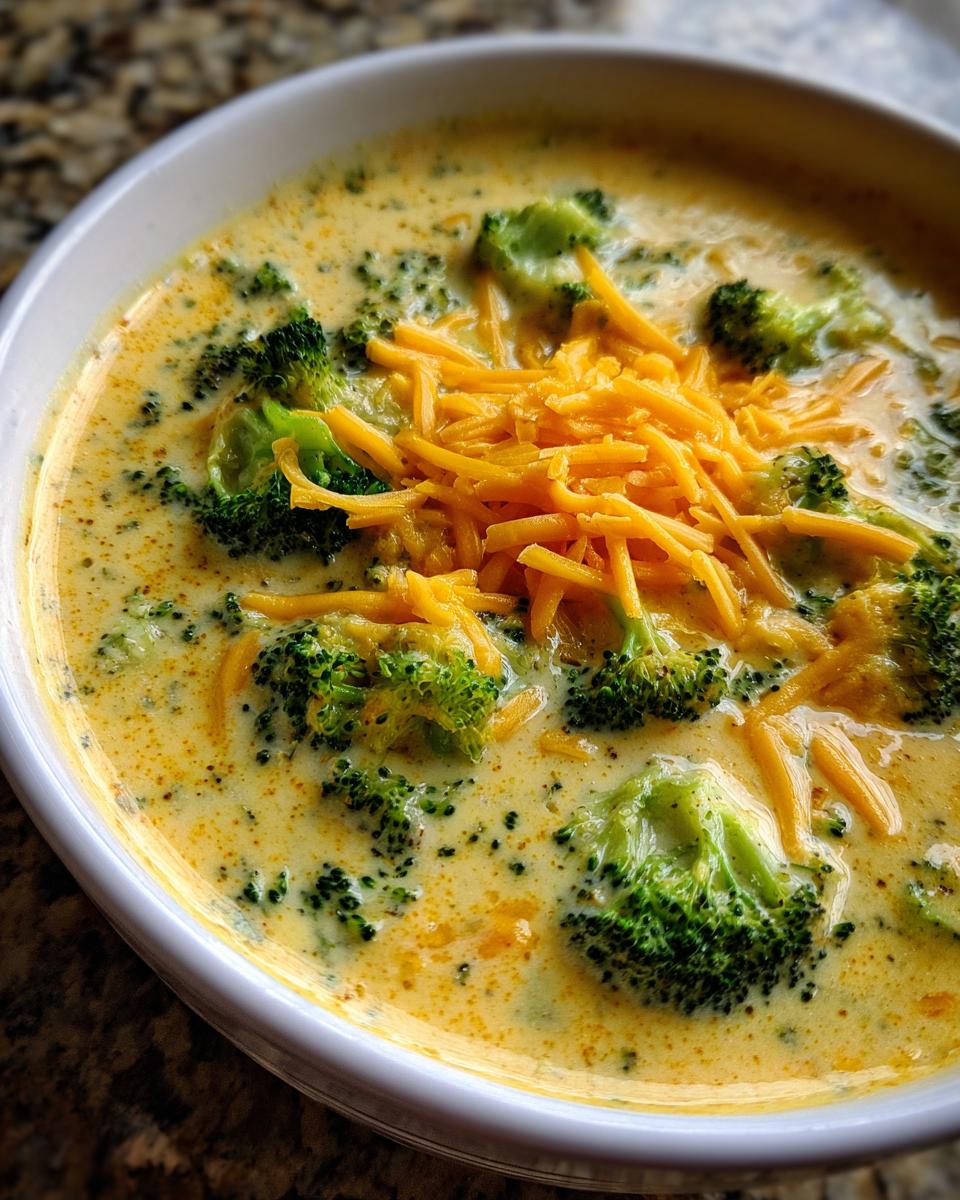 Broccoli Cheddar Soup - detail 2