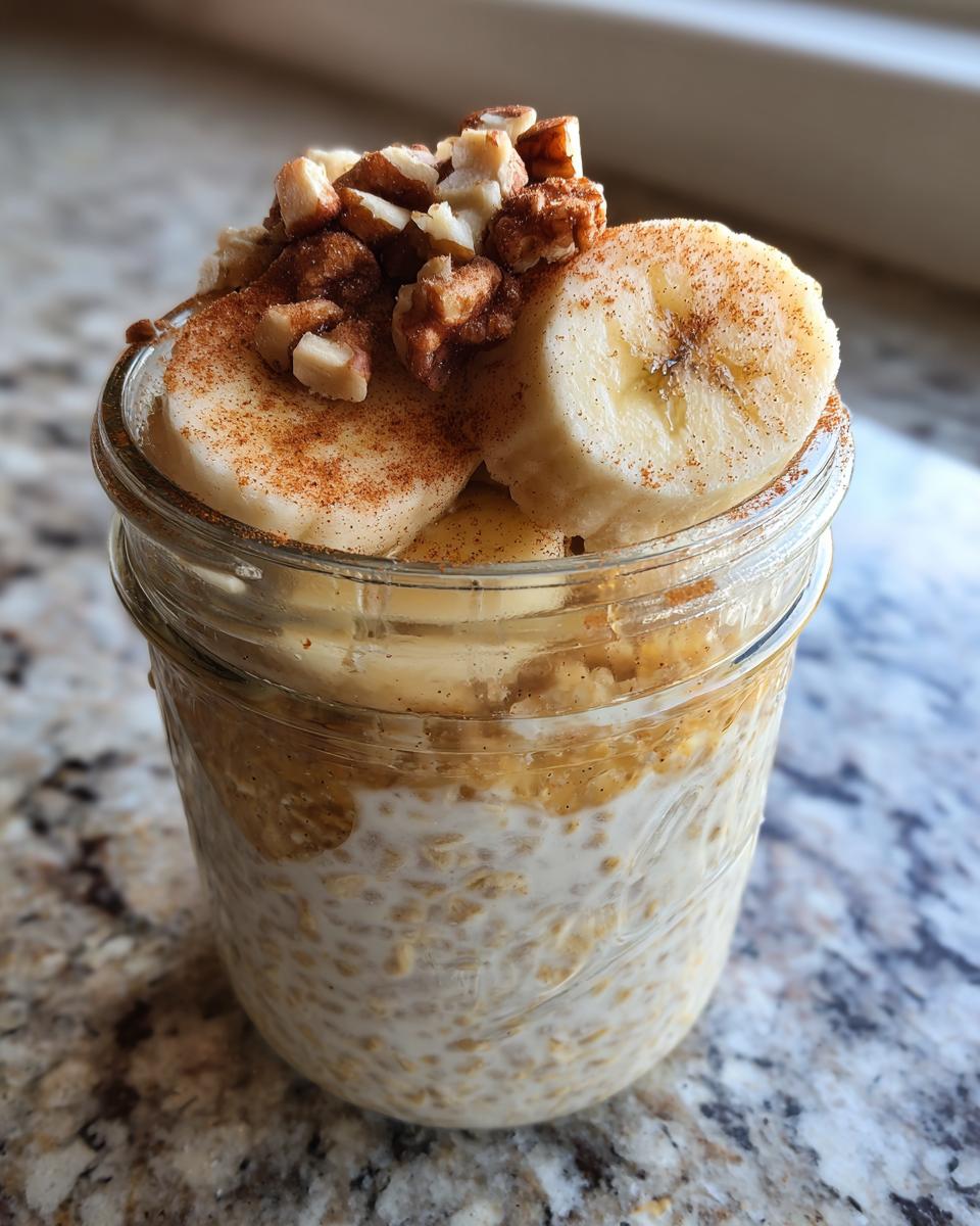 Brown Sugar Banana Overnight Oats - detail 1