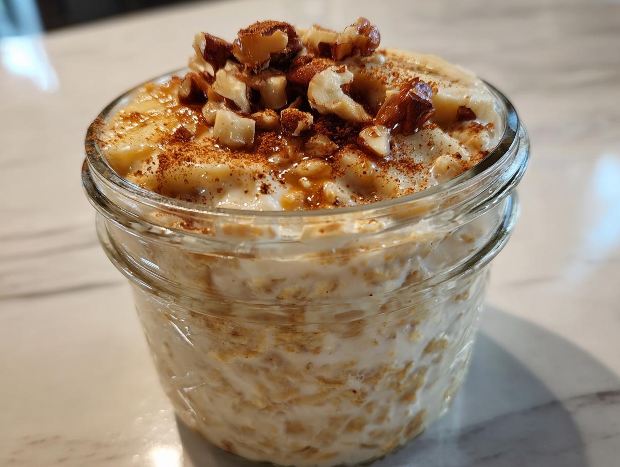 Brown Sugar Banana Overnight Oats - detail 2