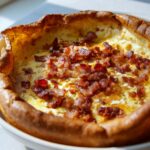 Cheddar Bacon Dutch Baby Pancake