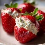 Cheesecake Stuffed Strawberries