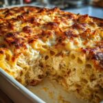 Chicken Alfredo Bake