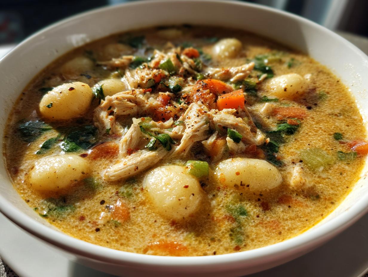 **Chicken Gnocchi Soup: 3 Secrets for a Delicious Bowl** 5 Chicken Gnocchi Soup - detail 2