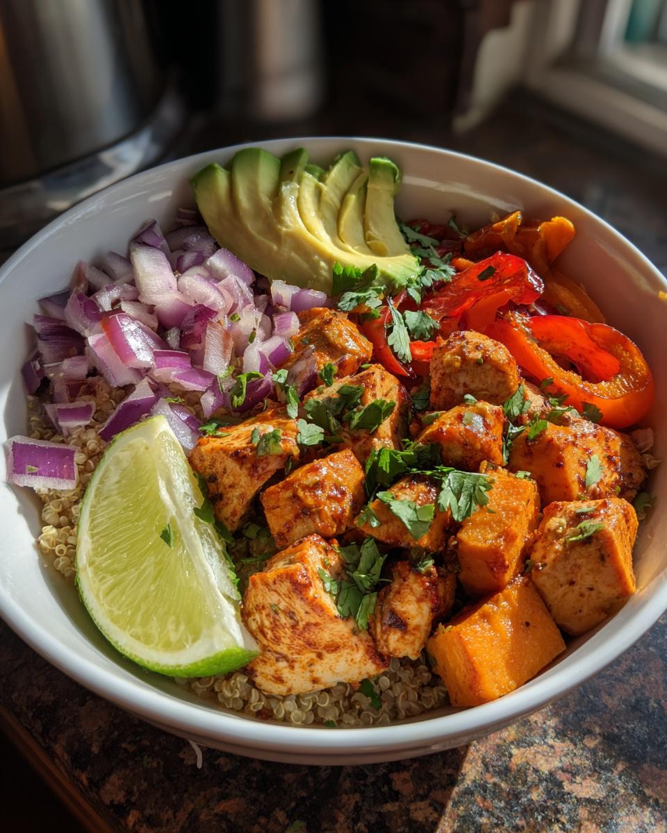 Chipotle Chicken Sweet Potato Bowl - detail 1