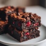 Chocolate Cherry Fudgy Brownies