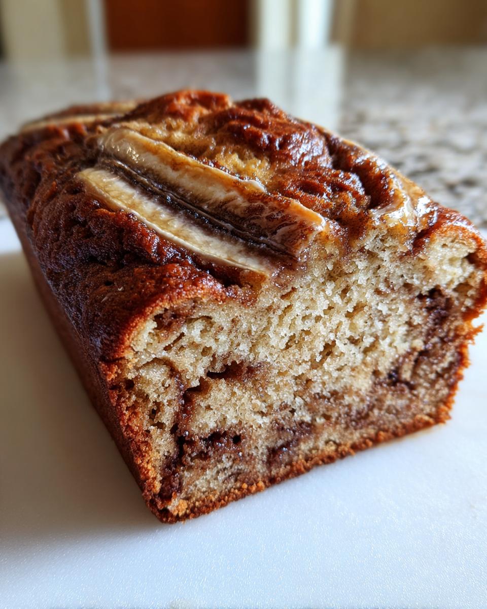 Cinnamon Swirl Banana Bread - detail 1