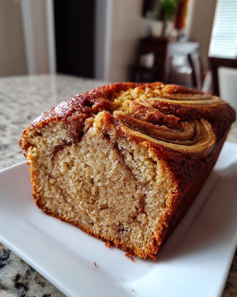 Cinnamon Swirl Banana Bread - detail 2