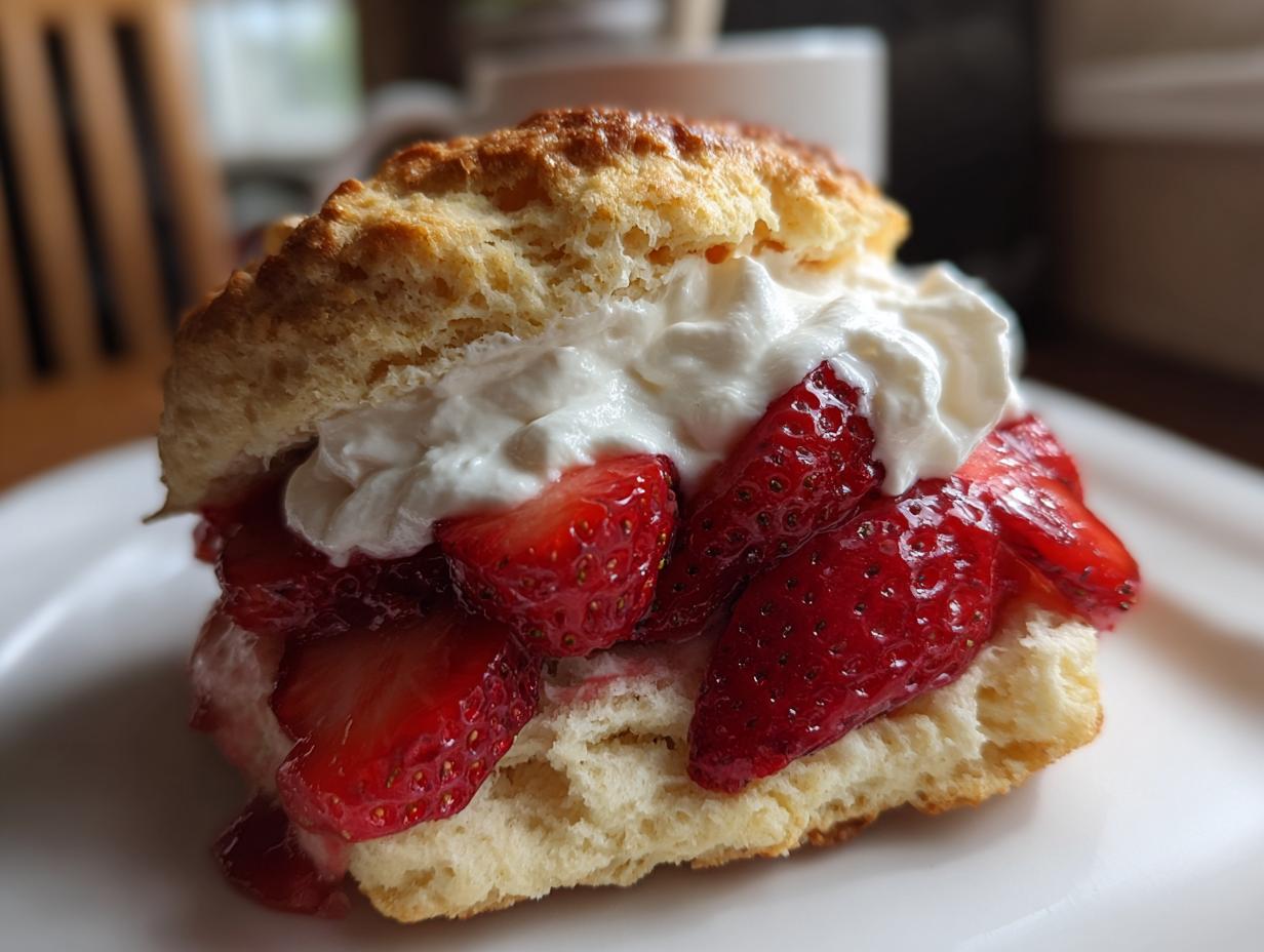 Classic Homemade Strawberry Shortcake - detail 1