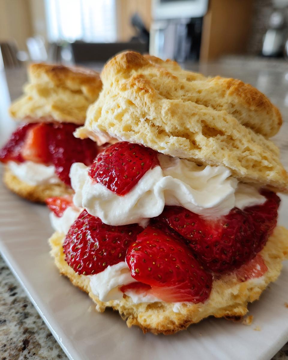 Classic Homemade Strawberry Shortcake - detail 2