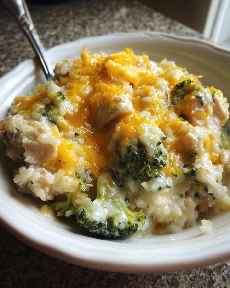 Creamy Chicken Broccoli Rice Casserole - detail 1
