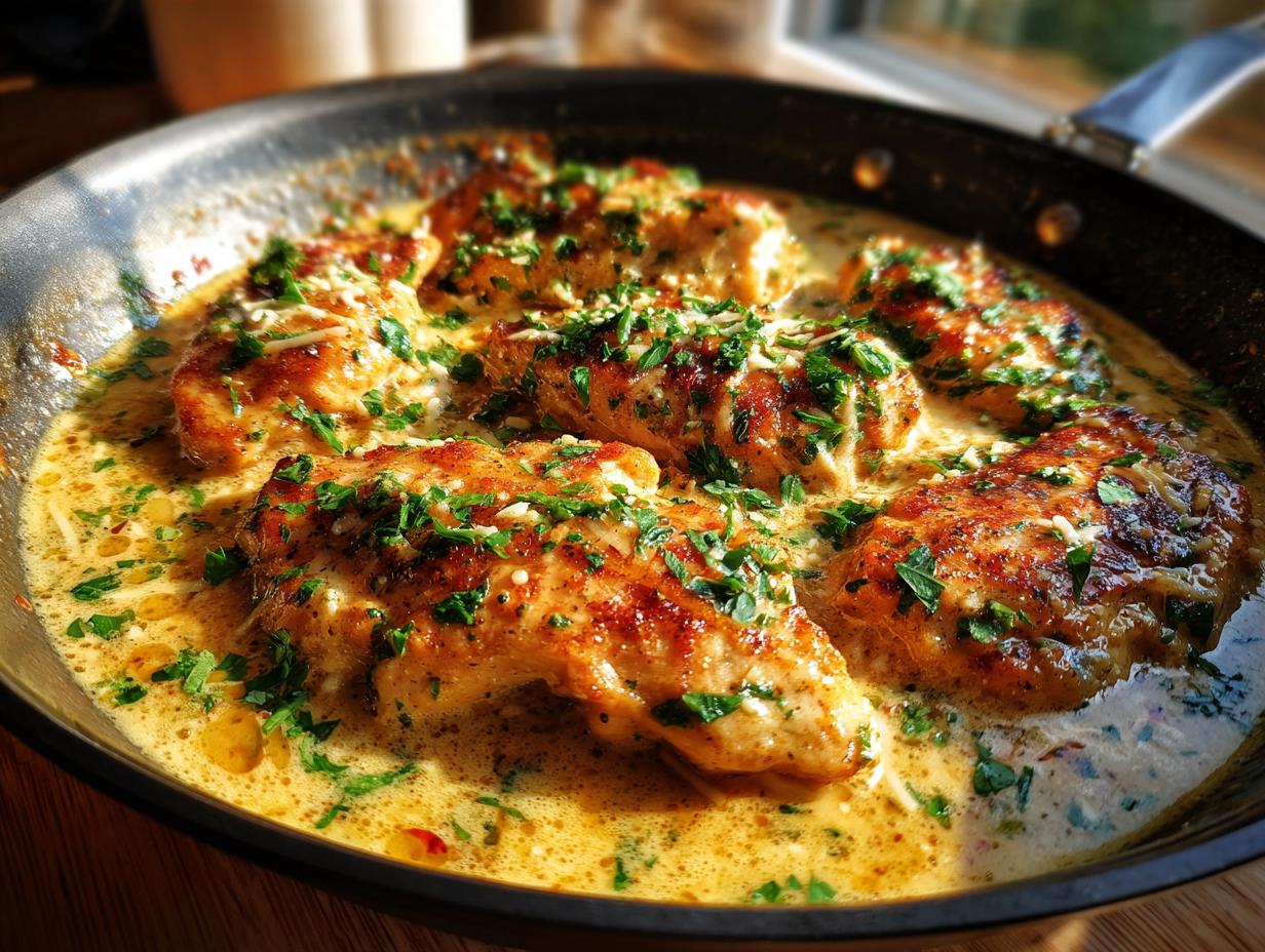 Creamy Garlic Parmesan Chicken Skillet - detail 1