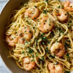 Creamy Garlic Shrimp Linguine