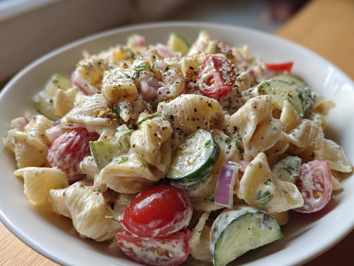 Creamy Ranch Pasta Salad - detail 2