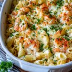 Creamy Shrimp Scampi Pasta Bake