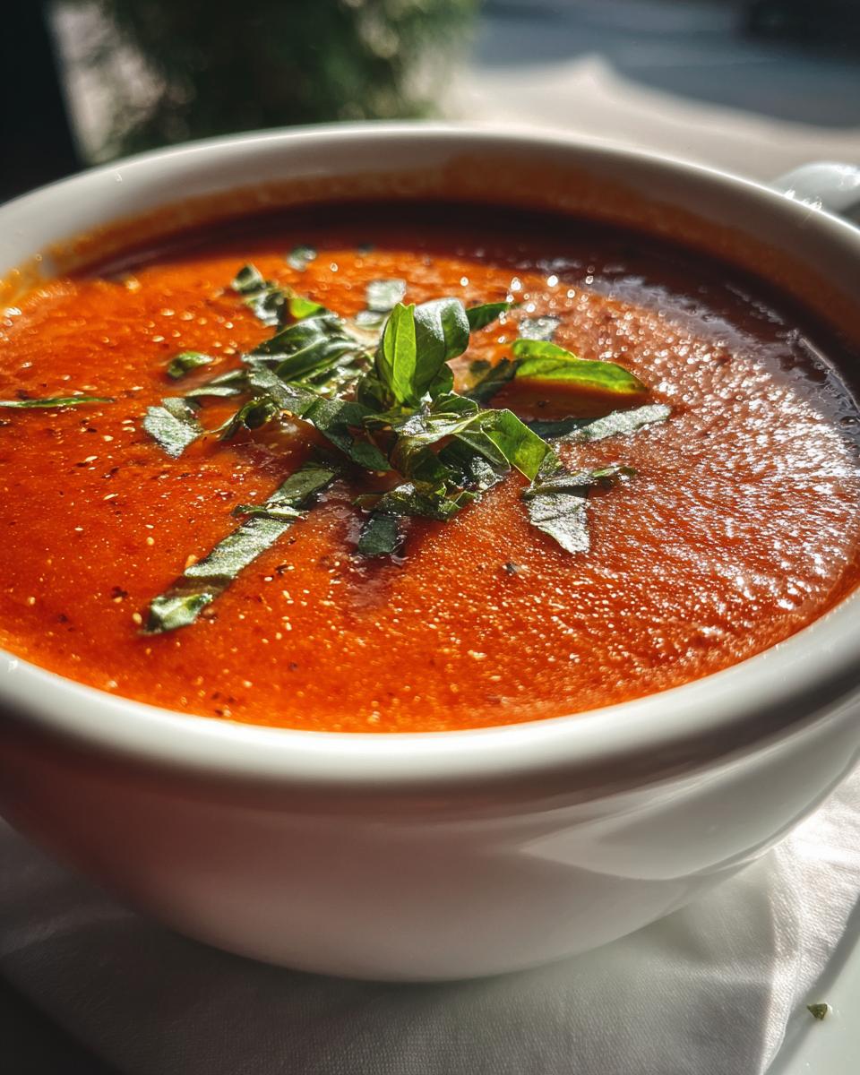 Creamy Tomato Basil Soup - detail 1