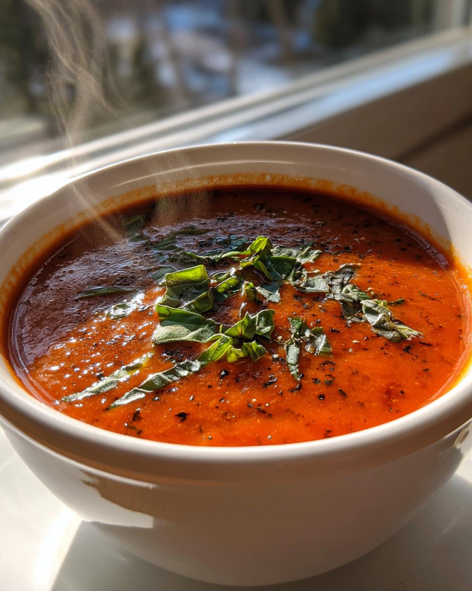 Creamy Tomato Basil Soup - detail 2
