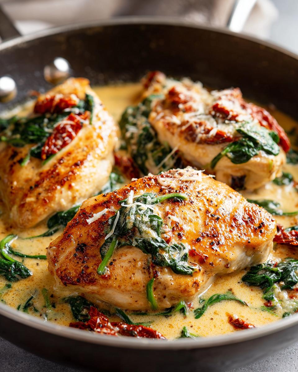 Creamy Tuscan Chicken with Spinach - detail 1