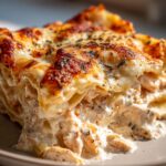 Creamy White Chicken Lasagna