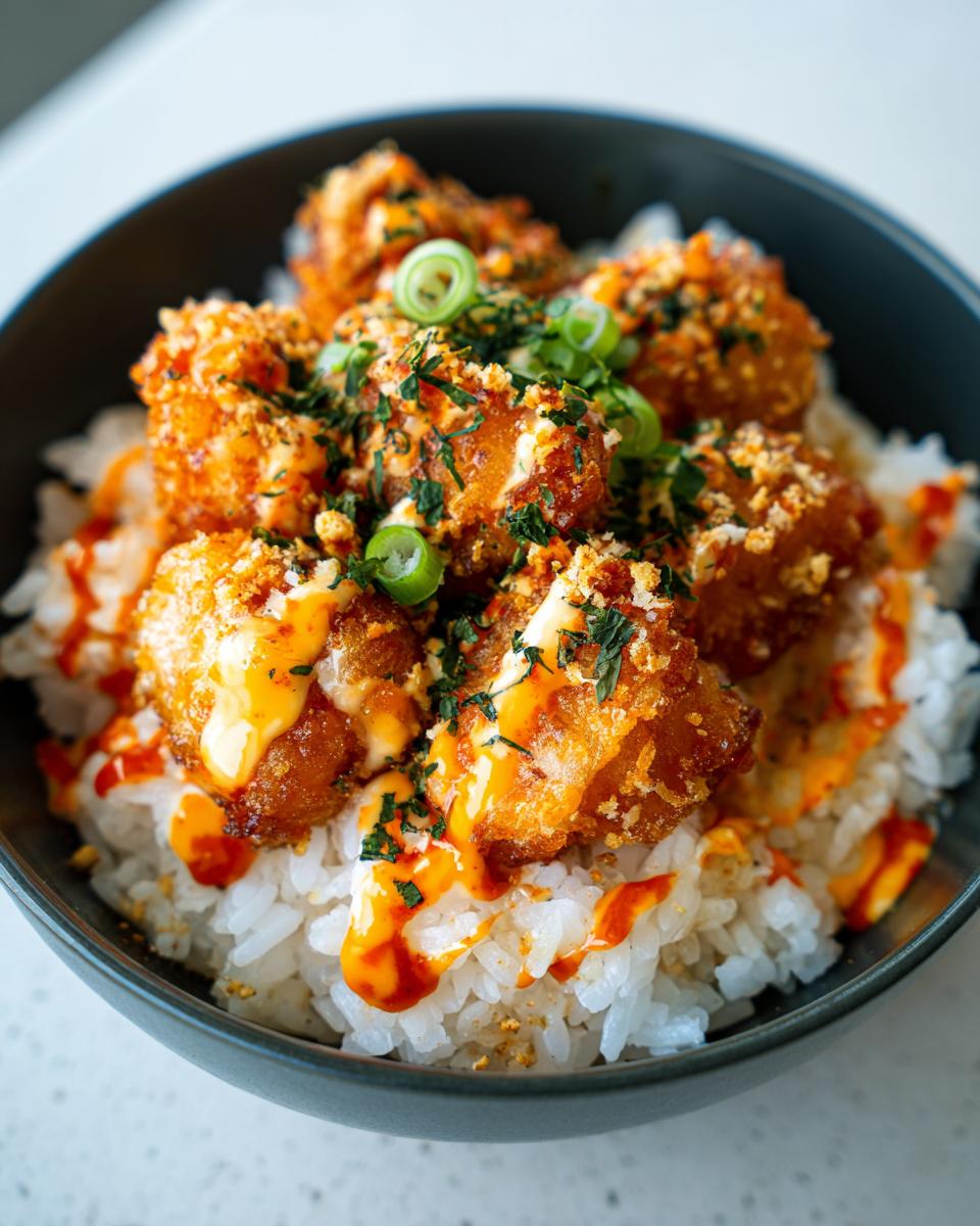 Crispy Bang Bang Salmon Bite Bowl - detail 1