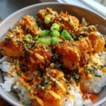 Crispy Bang Bang Salmon Bite Bowl