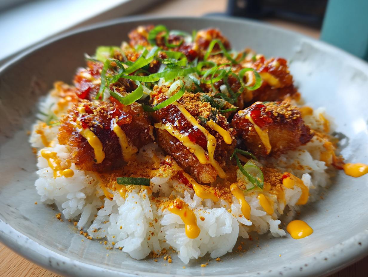 Crispy Bang Bang Salmon Bite Bowl - detail 2