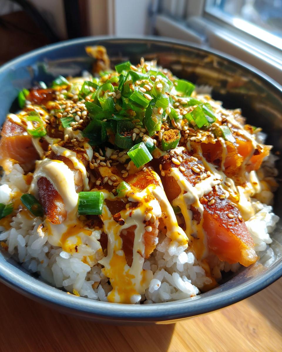 Crispy Bang Bang Salmon Bowl - detail 1