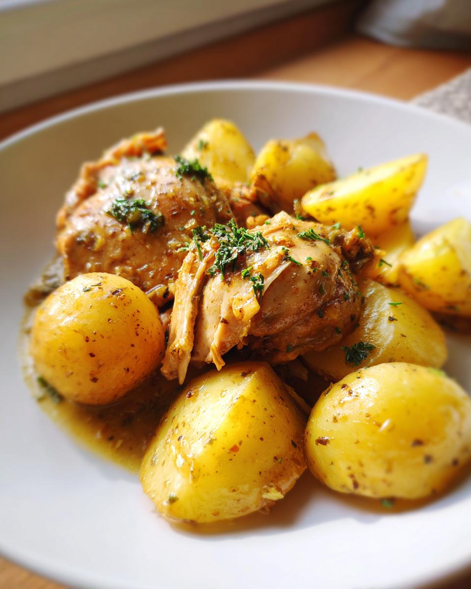 Crockpot Garlic Butter Chicken & Potatoes - detail 2