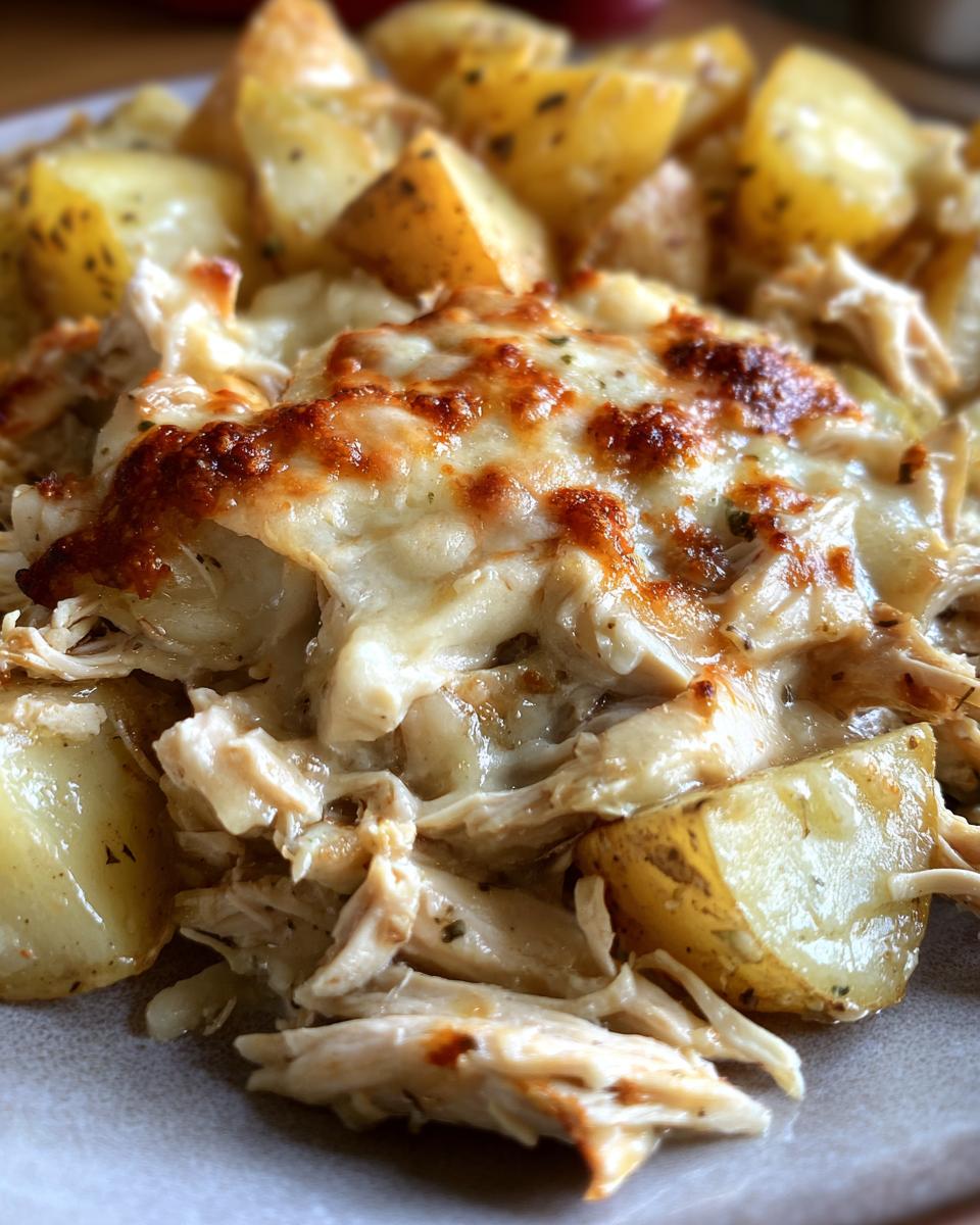 Crockpot Garlic Parmesan Chicken & Potatoes - detail 2