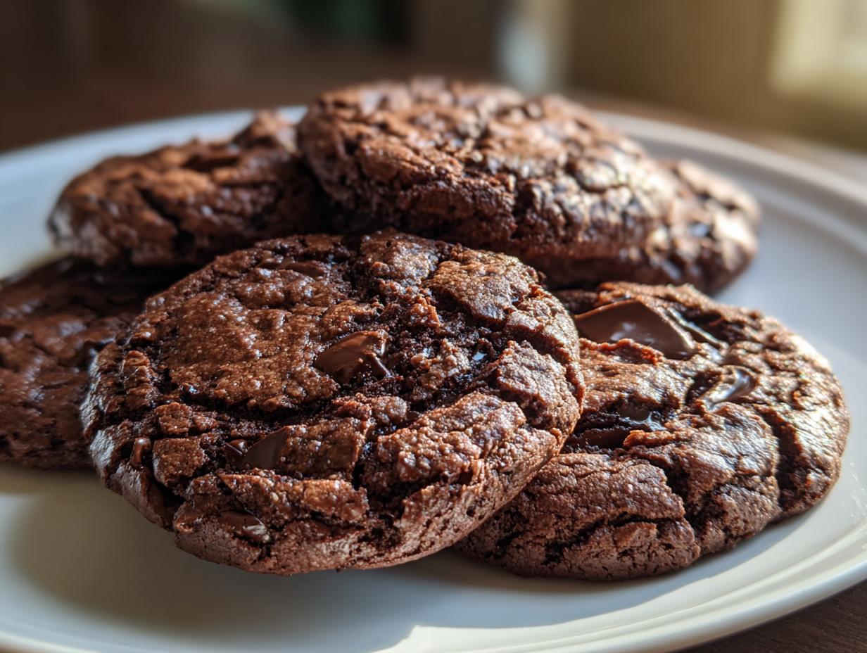 Double Chocolate Fudge Cookies - detail 1