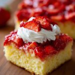 Easy Strawberry Shortcake Sheet Cake