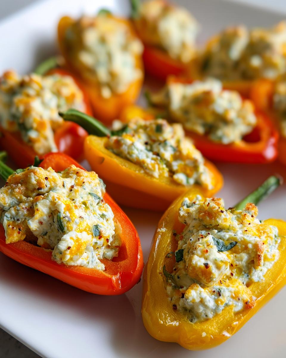 Everything Bagel Stuffed Mini Peppers - detail 1
