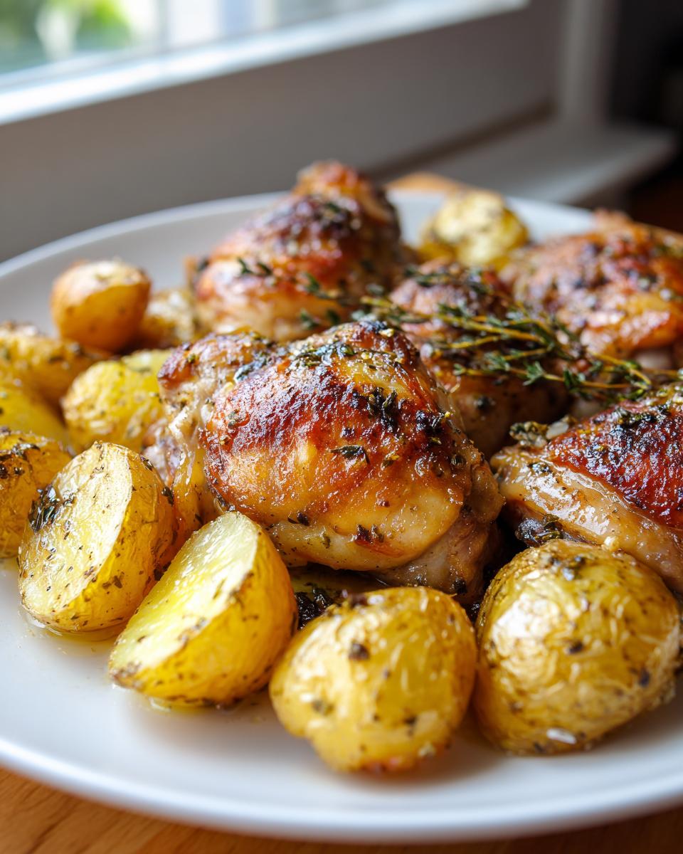 Garlic Butter Chicken & Roasted Potatoes - detail 1