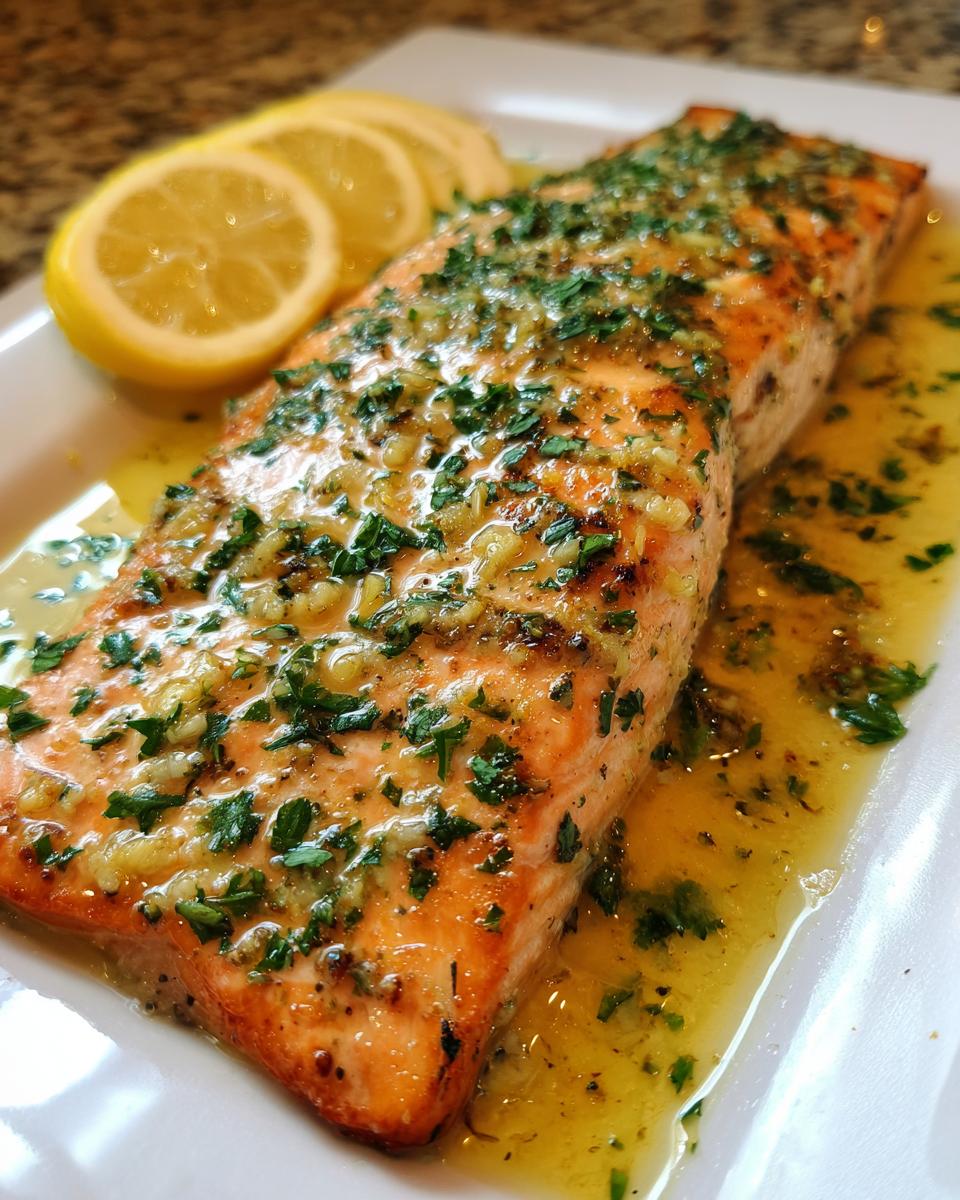 Garlic Butter Oven Baked Salmon - detail 2