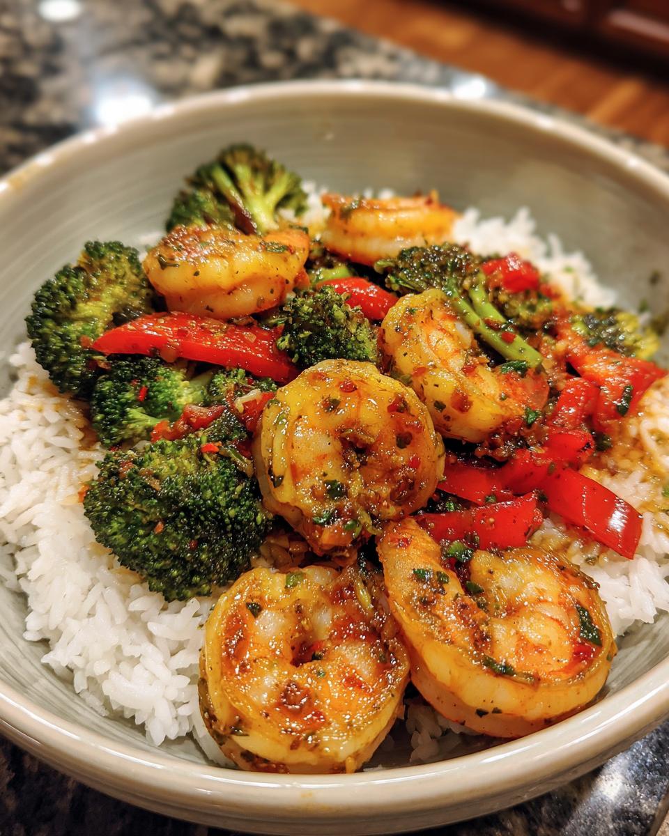 Delicious Garlic Ginger Shrimp Stir Fry in Under 30! 4 Garlic Ginger Shrimp Stir Fry - detail 1