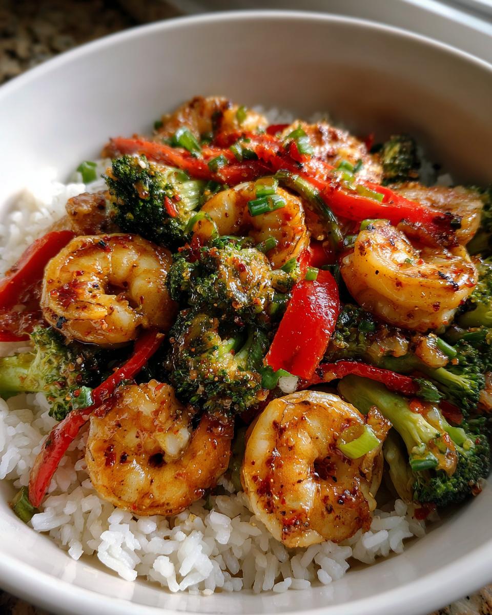 Delicious Garlic Ginger Shrimp Stir Fry in Under 30! 5 Garlic Ginger Shrimp Stir Fry - detail 2