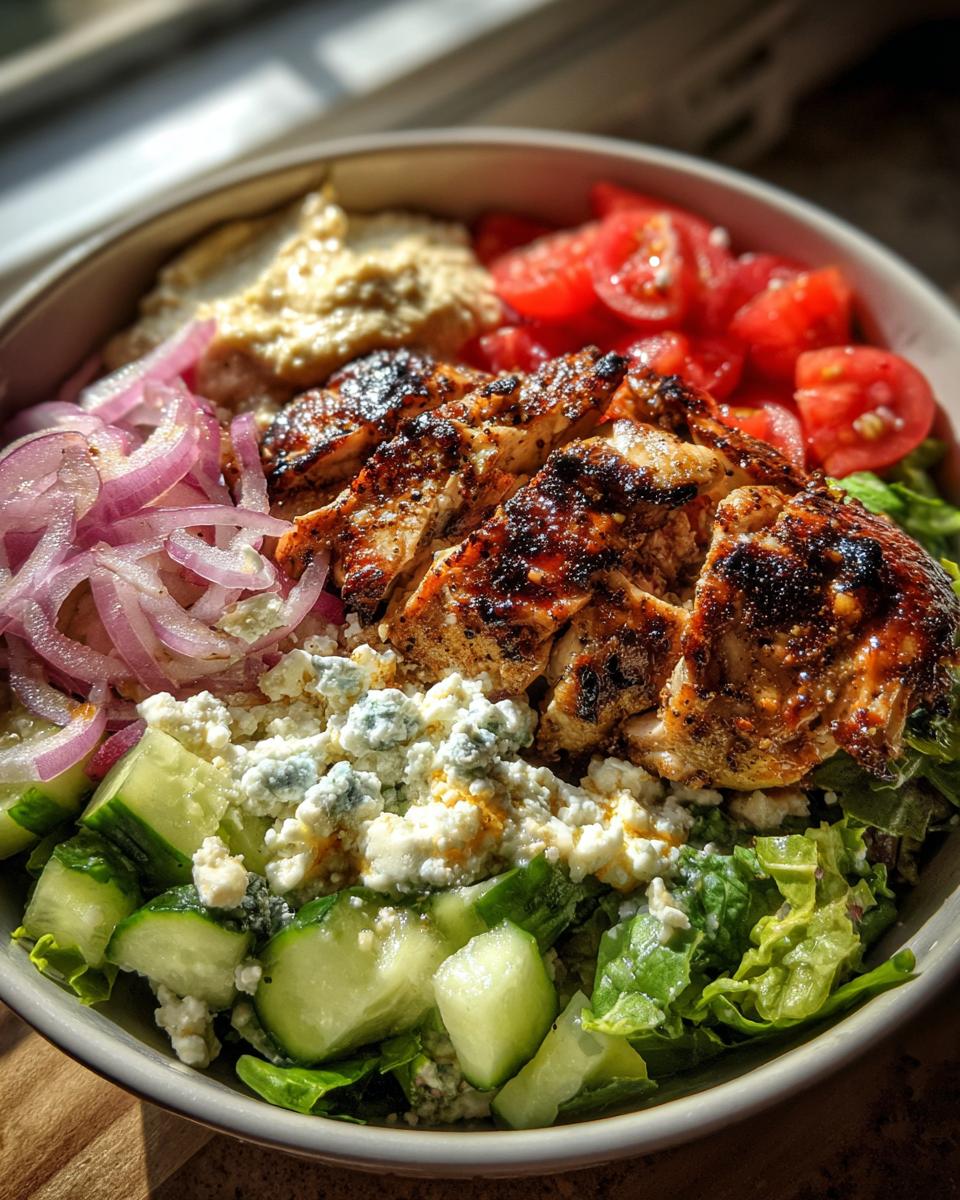 Greek Chicken Gyro Bowls - detail 1