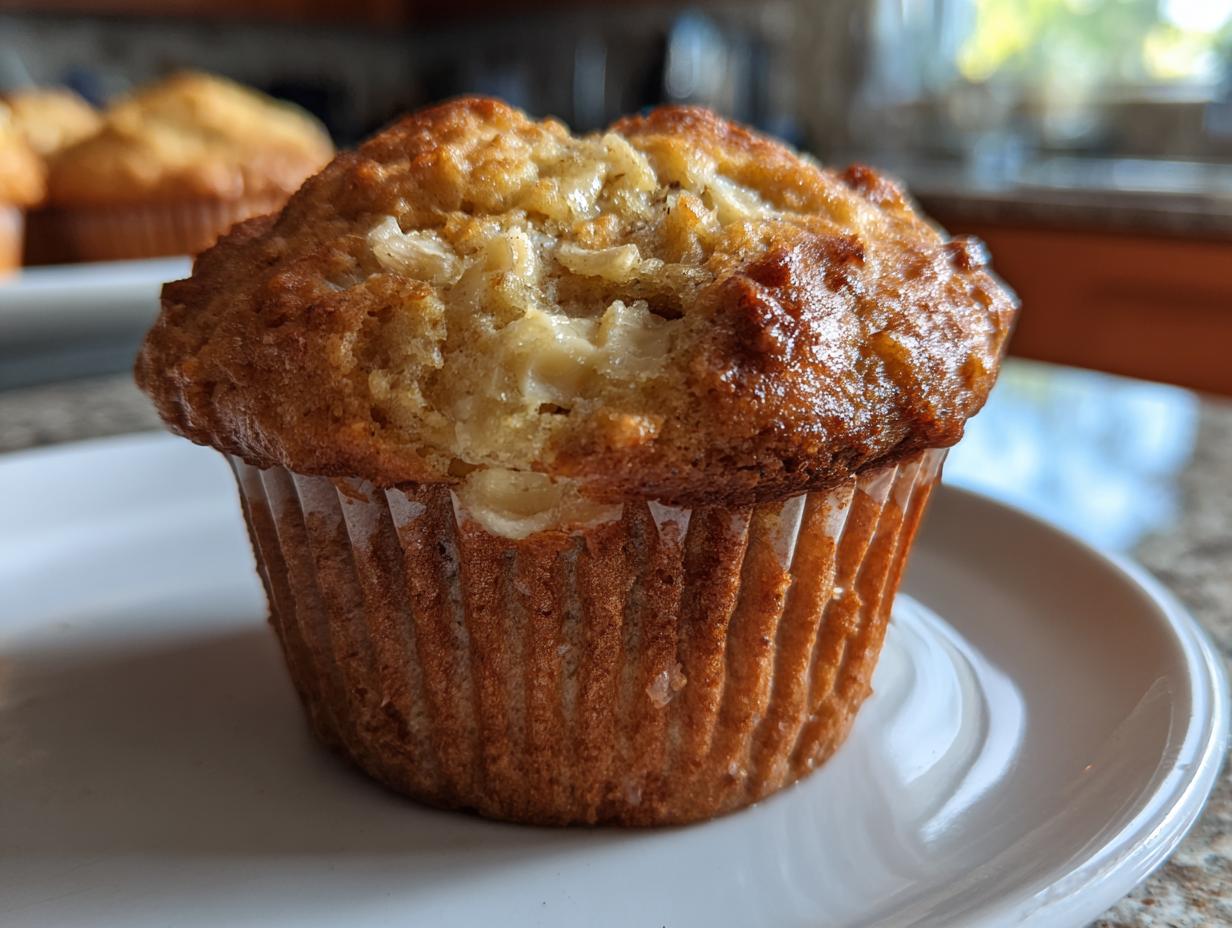 Greek Yogurt Banana Muffins - detail 2
