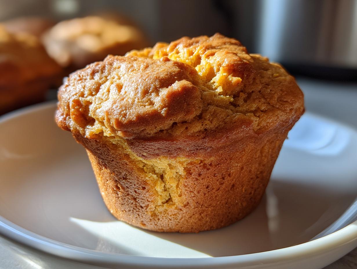 Greek Yogurt Pumpkin Muffins - detail 2