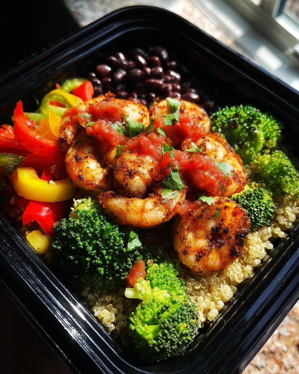 Grilled Shrimp Meal Prep Bowl - detail 1