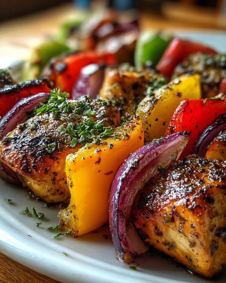 Herb Garlic Chicken Kabobs - detail 1