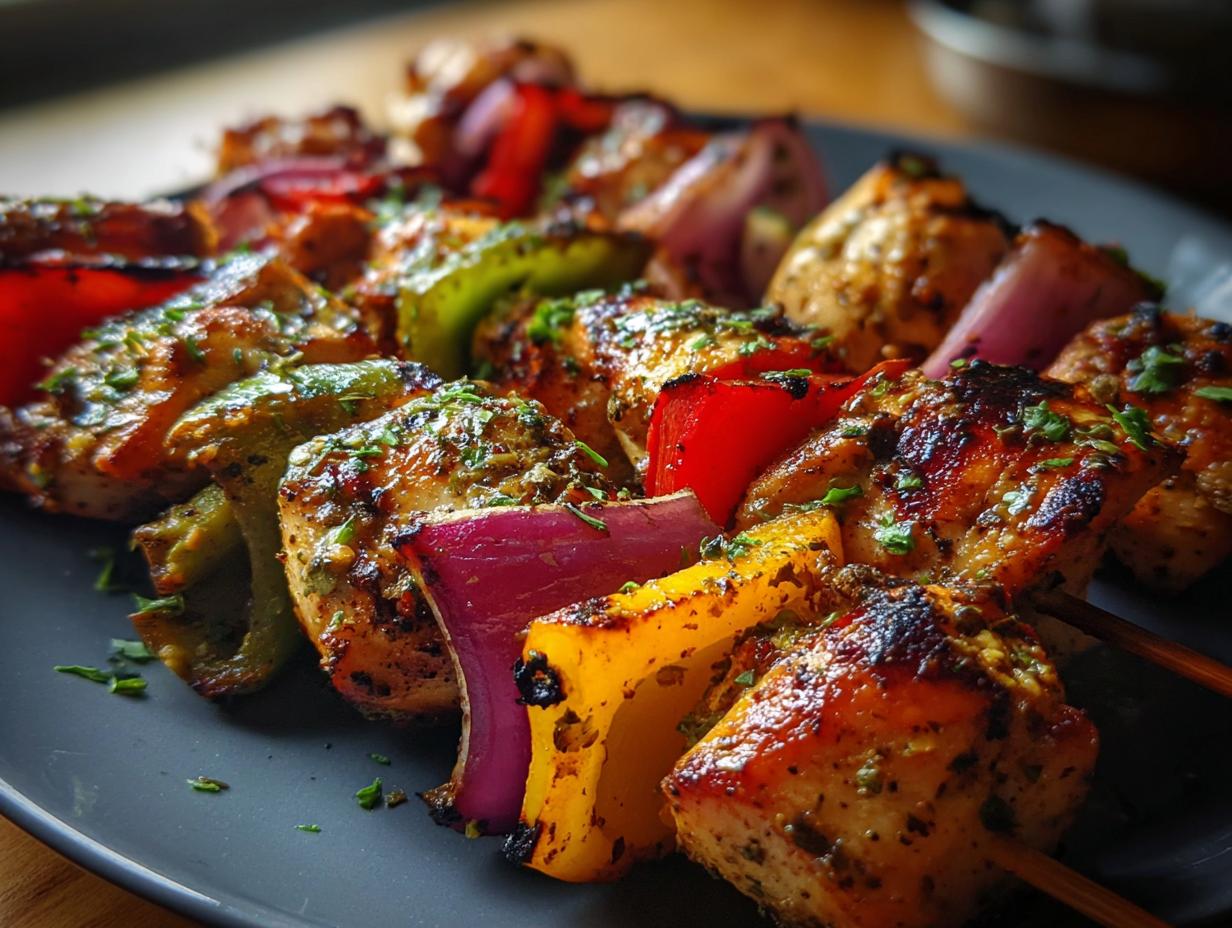 Herb Garlic Chicken Kabobs - detail 2