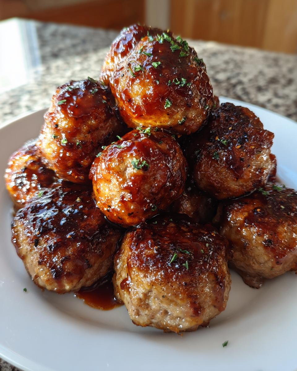 Honey BBQ Chicken Meatballs - detail 1