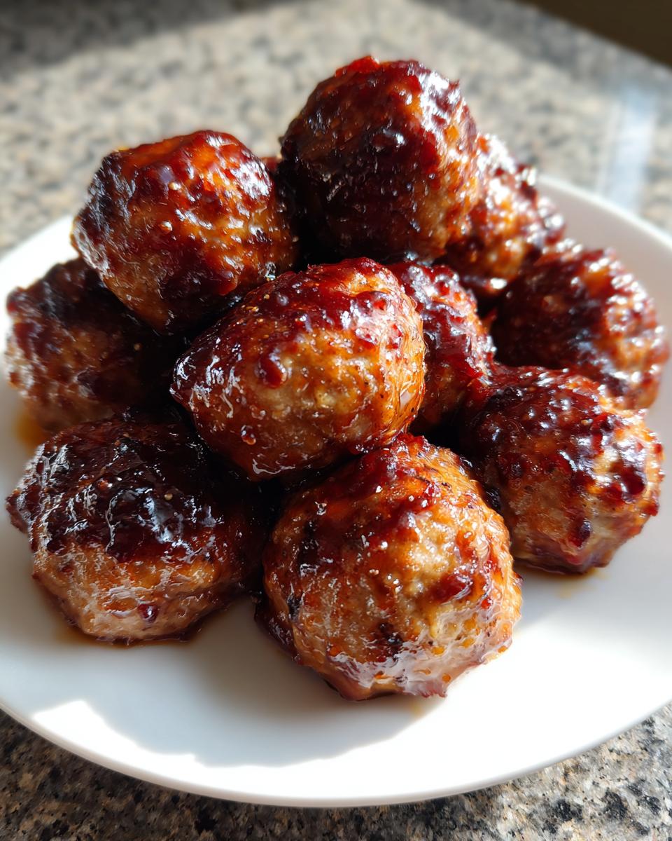 Honey BBQ Chicken Meatballs - detail 2