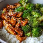 Honey Garlic Chicken Rice Bowls