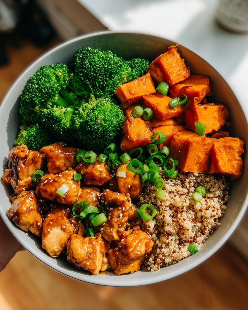 Honey Garlic Chicken Sweet Potato Bowl - detail 2